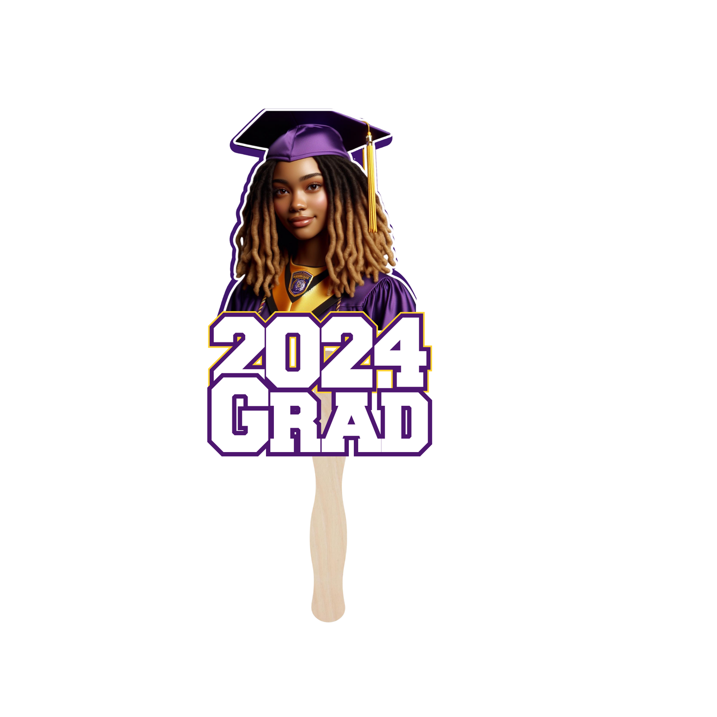 Personalized Graduation Celebration Fan