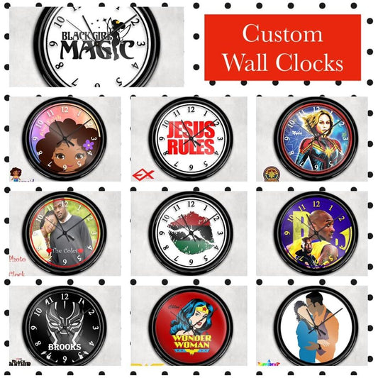 Basic Indoor 8.78" Analog Round Modern Wall Clock