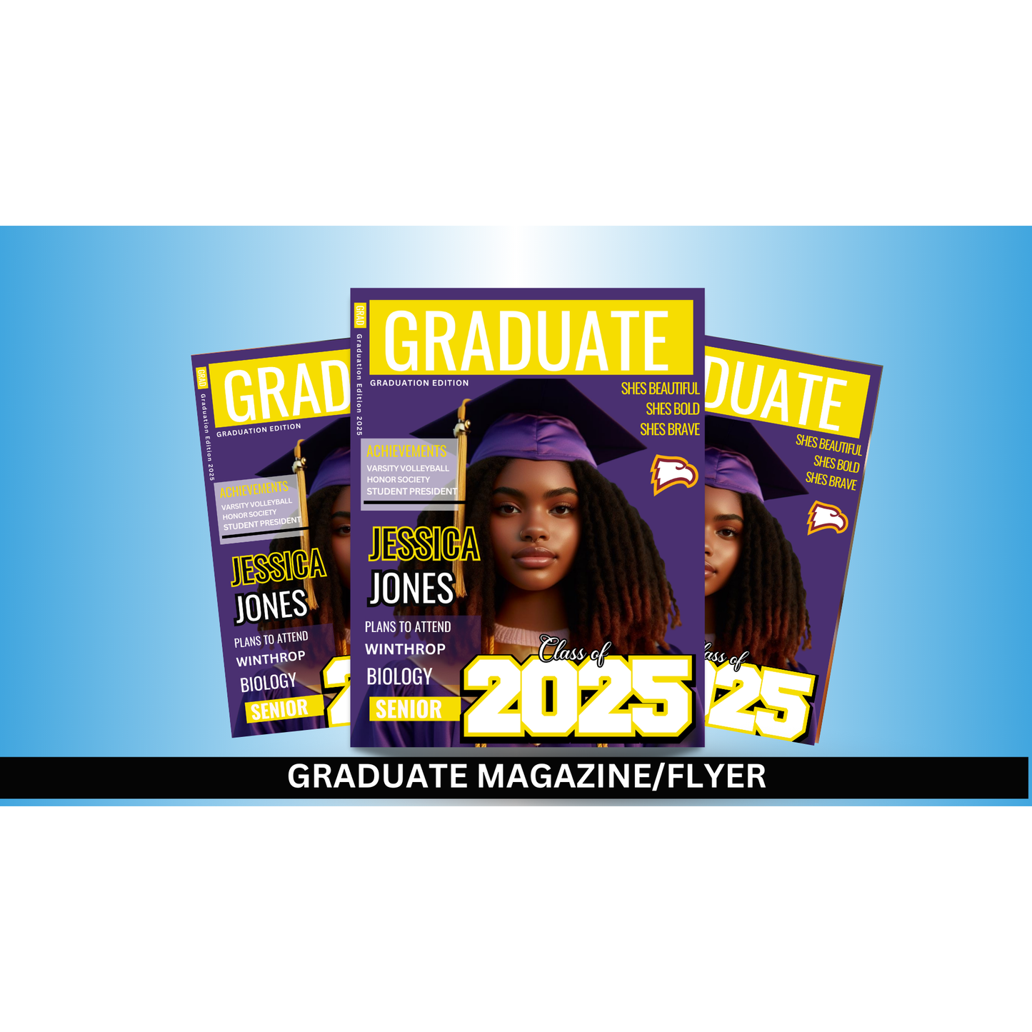 Magazine Graduation Invites - Digital File Only