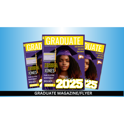 Magazine Graduation Invites - Digital File Only