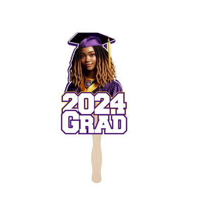 Personalized Graduation Celebration Fan