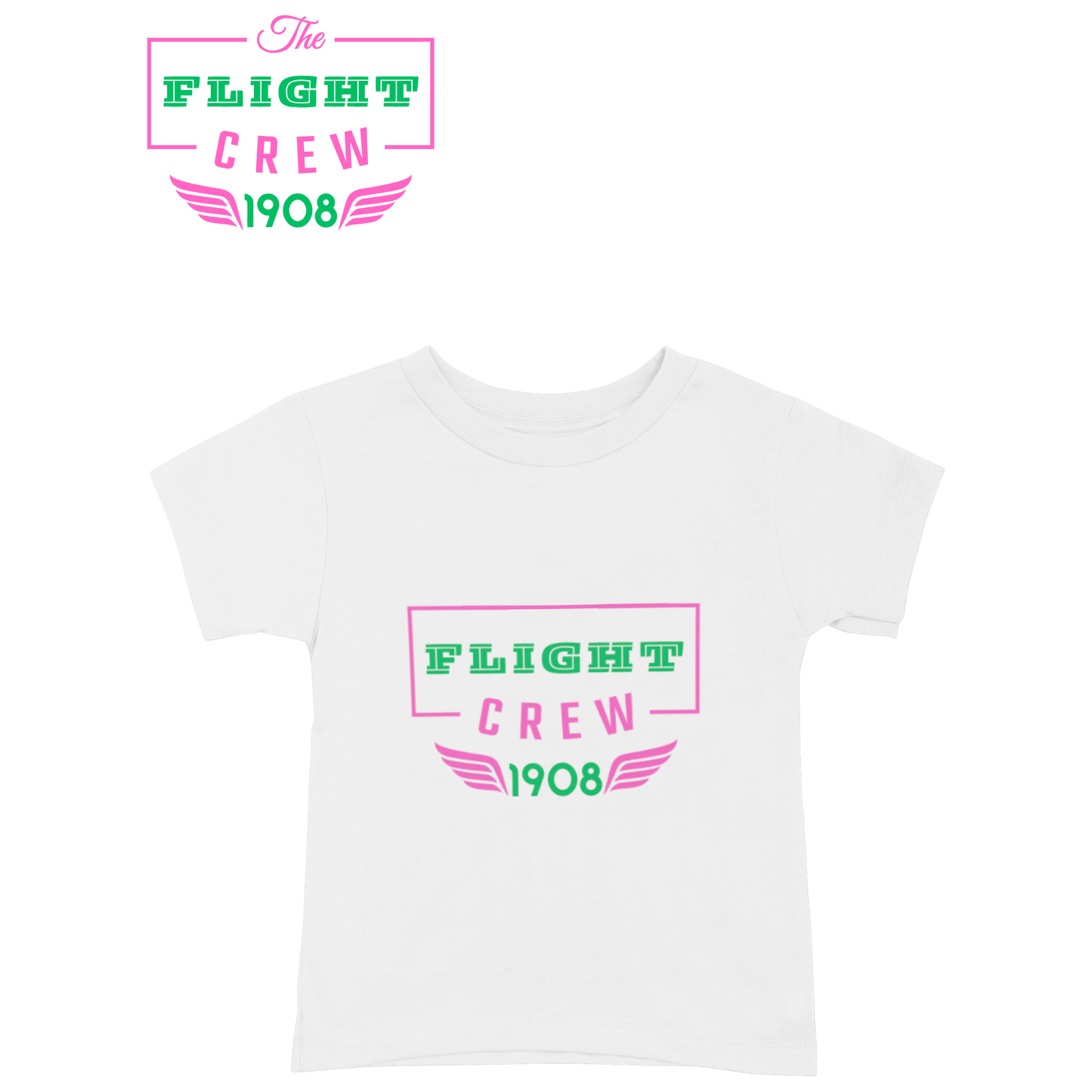 AKA Flight Crew T-Shirt – White (Unisex)