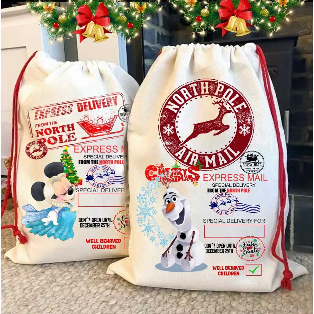Personalized Santa Sacks