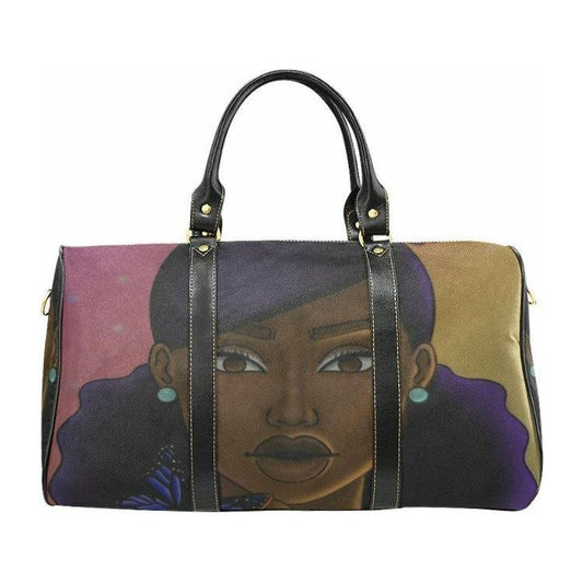 Girl with Butterfly Travel Bag