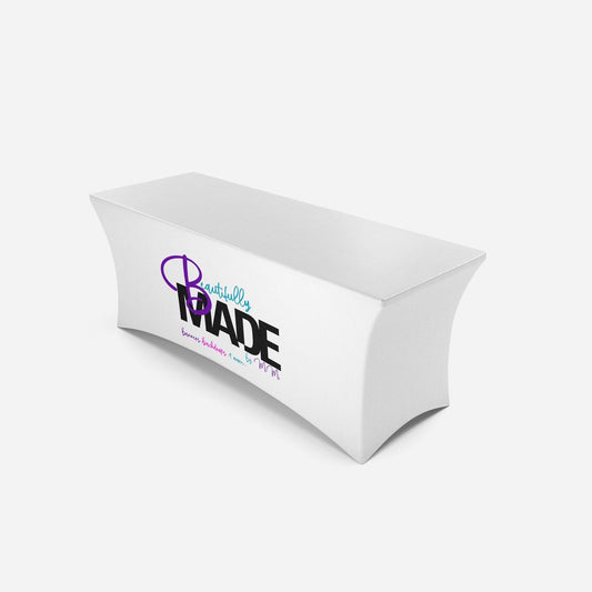 6ft Stretch Table Cover (Custom)