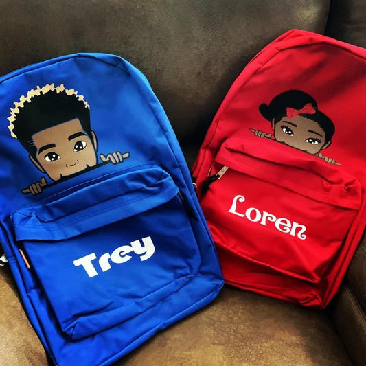 Solid Color Book Bags (Custom)