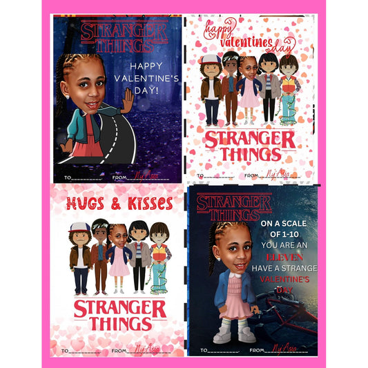 Custom Cartoon Valentine Day Cards