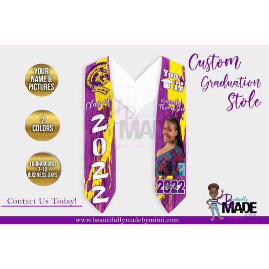 Custom Graduation Stole